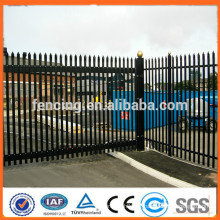 Segurança galvanizado e sistema de cerca de paliçada em PVC